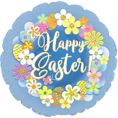 Easter Wreath Blue - Click Image to Close