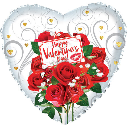 Valentine Rose Bouquet - Click Image to Close