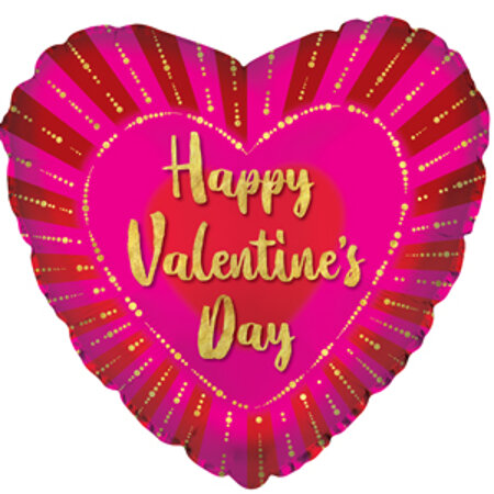 Happy Valentine's Gold Beads - Click Image to Close