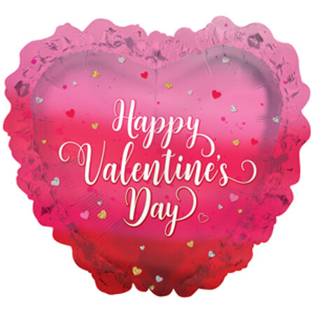 Valentine's Heart w/Lace - Click Image to Close