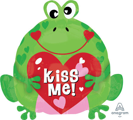 Kiss Me Heart Frog - Click Image to Close