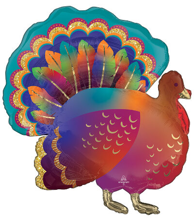 Glitter Turkey - Click Image to Close