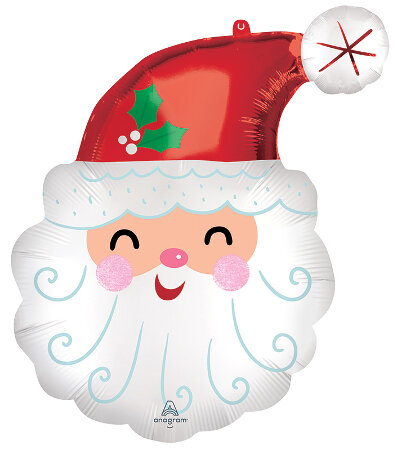 Smiley Santa Head - Click Image to Close