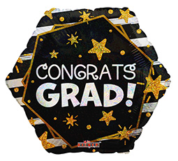 Congrats Grad Hexagon