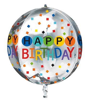 Birthday Confetti Sphere - Click Image to Close